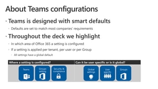 Where a setting is configured? Can it be user specific or is it global?
 