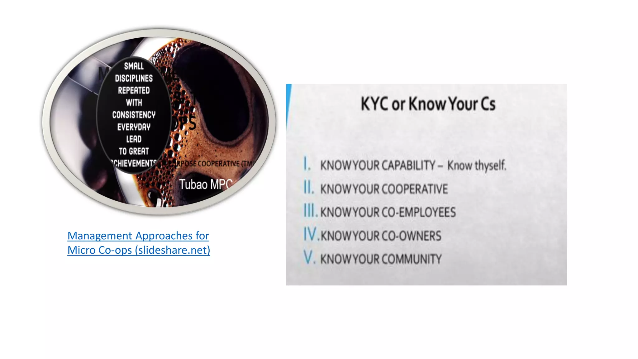Management Approaches for
Micro Co-ops (slideshare.net)
 