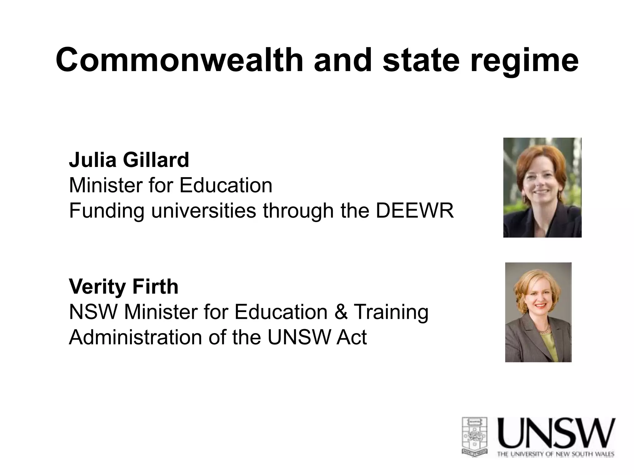 Third largest export industry (after coal)Higher Education in transitionGovernment funding decreasing