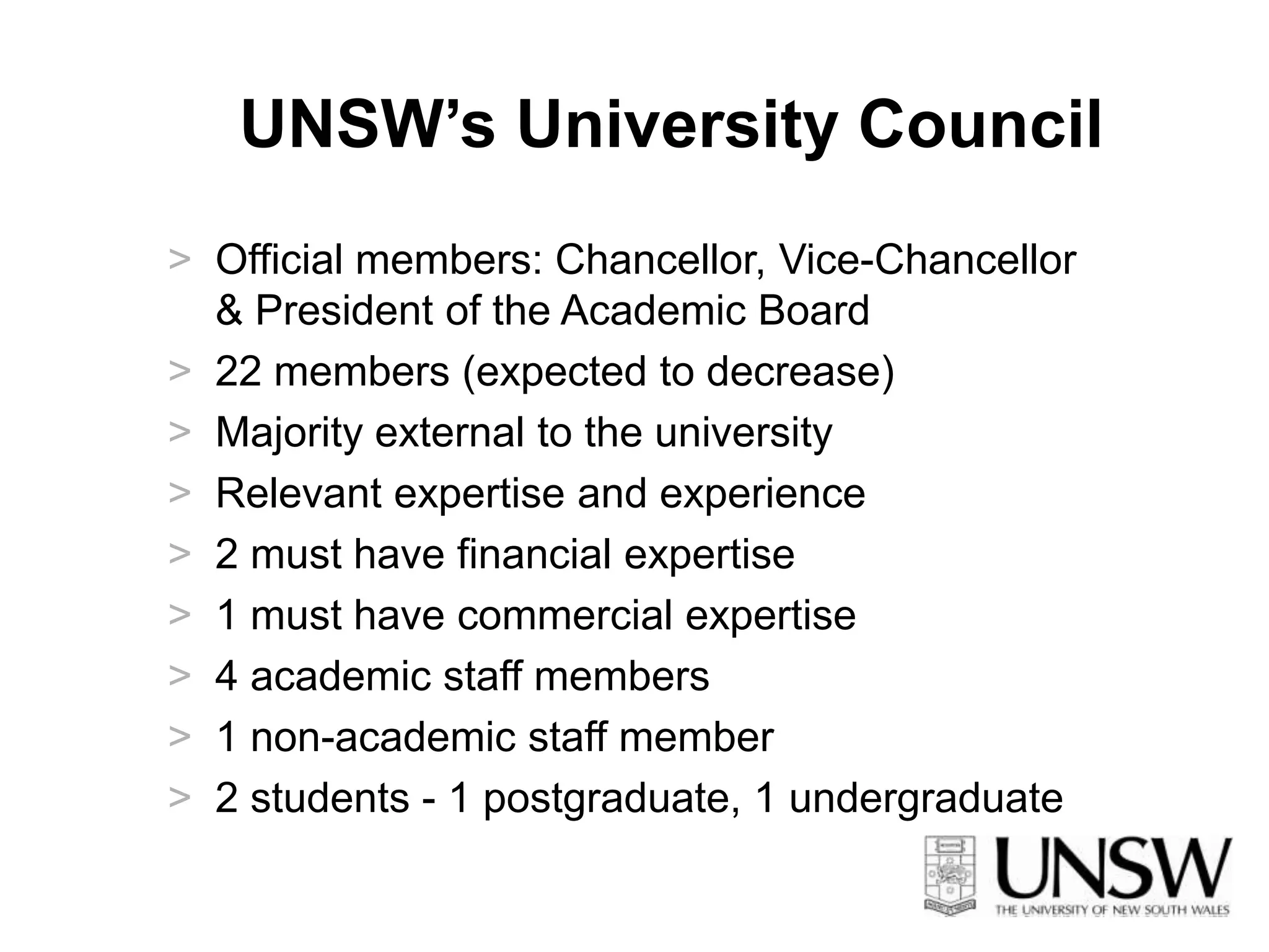 Supplemented by commercial activities:		- Domestic & international students fees 		- Commercialisation - research & IP		- Consultancy services eg. UNSW Global, Nsi