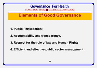 Governance for health | PDF