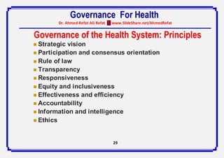 Governance for health | PDF