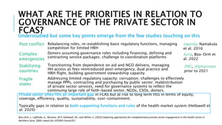 Governance, health system strengthening and the private sector | PPTX