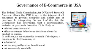 Governance in e commerce | PPTX