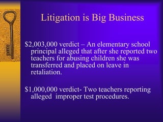  Conflicts of Interest A sitting board member, who was also a licensed attorney, represented a former teacher who was suing the school board and attempted to participate as both the attorney and a board member in the dispute.IRS Form 990 best practices suggest a disclosure form that raises the bar on disclosure of actual and potential conflicts.
