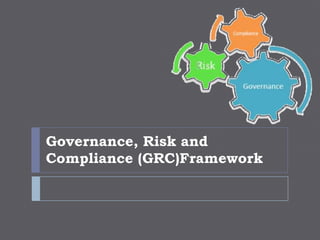 Governance, Risk and
Compliance (GRC)Framework
 