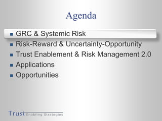Governance, Risk, Compliance & Trust (OCEG graphics removed) | PPSX