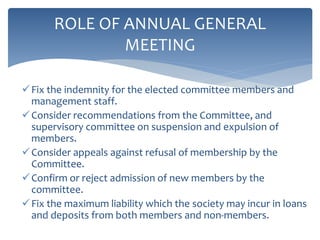 Governance Structure In Housing Co Operative Societies And Board Resp…