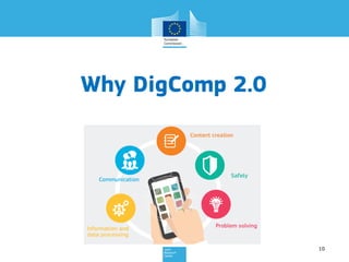 Why DigComp 2.0
10
 