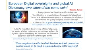 Algorithmics Sovereignty Governing algorithms – perils and powers of ai in the public sector1(1 ...