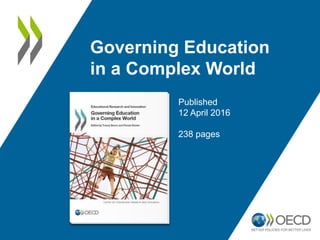 Governing Education
in a Complex World
Published
12 April 2016
238 pages
 