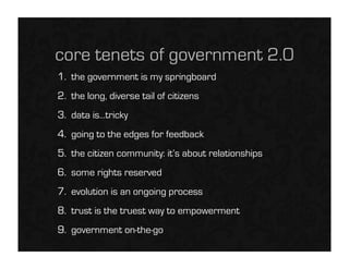 Government 2.0: architecting for collaboration
