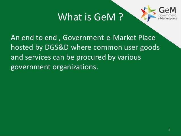 Indian government’s e-marketplace | The Plunge Daily