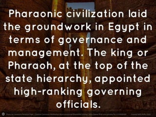 Government in Ancient Egypt | PPTX