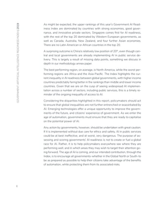 Government Artificial Intelligence Readiness Index | PDF