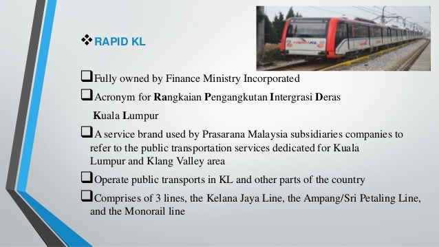 Government and Development of Rail Transport in Malaysia