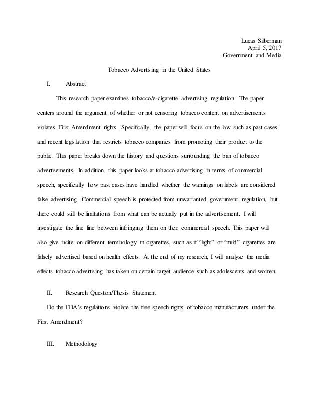 free research papers - advertising