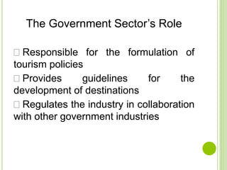 Government And Private Sectors Involved In Tourism Industry (Philippi…