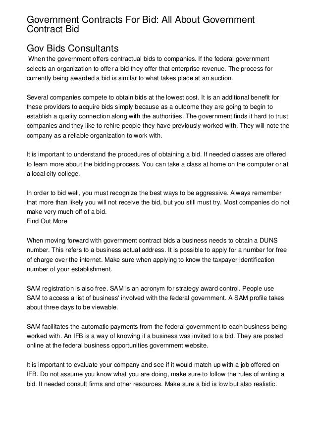 government contracts for bid all about governmentcontract bidgov bids consultants when the government offers contractual