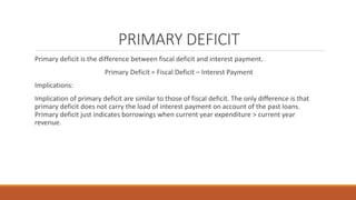 Government budget and the economy | PPTX