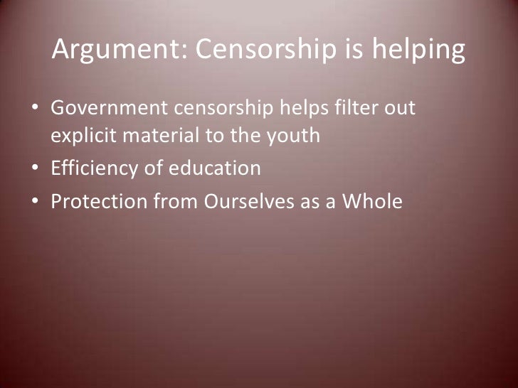 Government Censorship