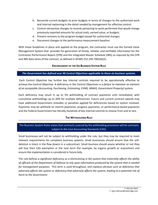 Government contract business systems compliance guidance | PDF
