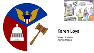 Karen Loya
Major: Business
Administration
 
