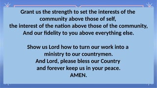 Government Employees Prayer Requesting protection for government ...