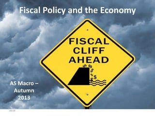 Fiscal Policy and the Economy

AS Macro –
Autumn
2013
08:04

 