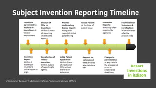 Subject Invention Government Grants and Patent Rights | PDF