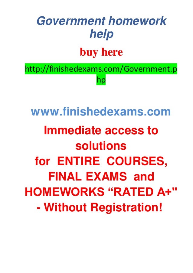 Access homework assignment help