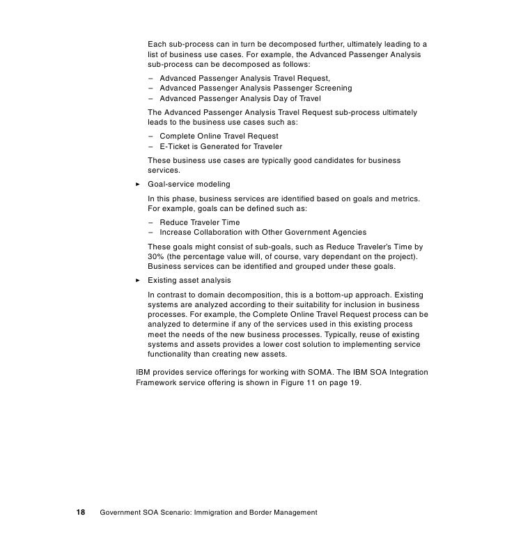 government soa scenario immigration and border management