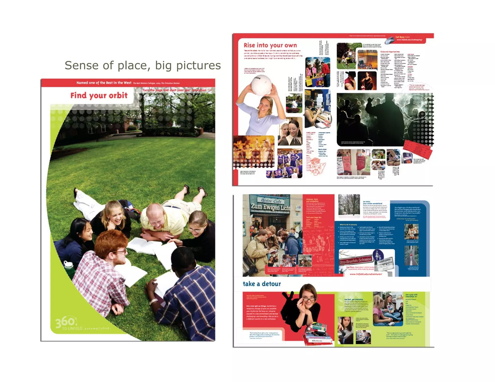 Sense of place, big pictures
 