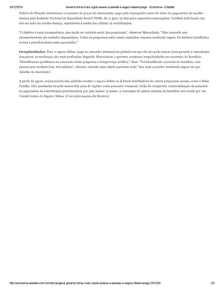 Governo altera legislação sobre seguro desemprego e benefícios previdenciários