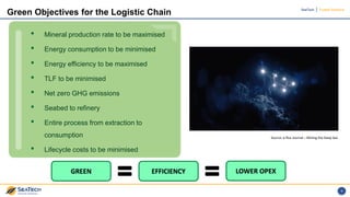 GREEN TECHNOLOGY SOLUTIONS FOR DEEP SEA MINING LOGISTICS | PDF