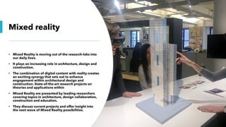 Virtual reality and its use in architecture | PDF