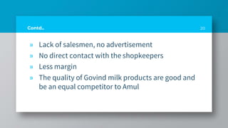 Govind milk Live Project presentation | PPTX