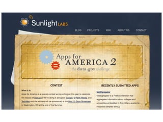 Gov Info Mashups