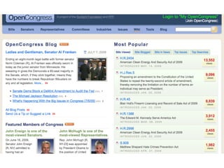 Gov Info Mashups