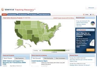 Gov Info Mashups