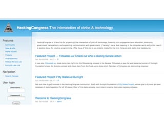 Gov Info Mashups