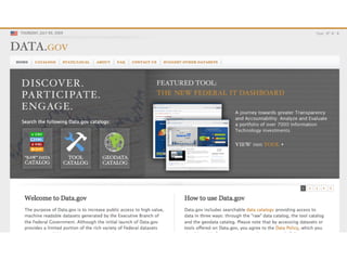 Gov Info Mashups