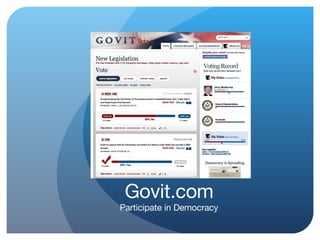 Govit.com Participate in Democracy 
