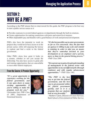 Pmf Program PMF Guide: Managing the Application Process | PDF | Business | Business ...