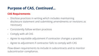 Govology Webinar- Cost Accounting Standards | PPTX