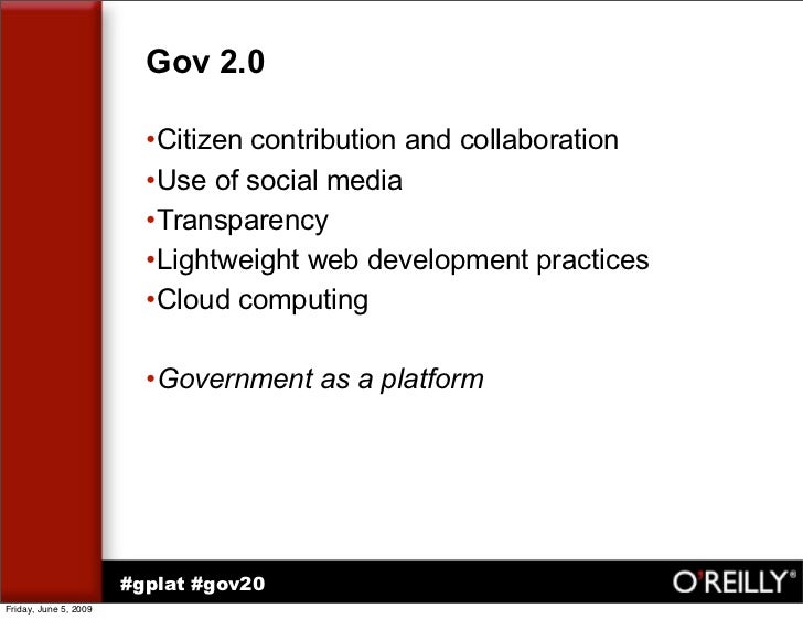 Government As Platform