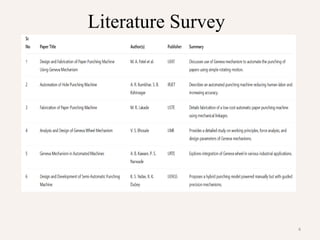 4
Literature Survey
 