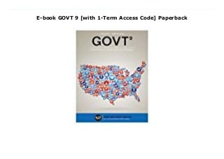 E-book GOVT 9 [with 1-Term Access Code] Paperback
Download Here https://nn.readpdfonline.xyz/?book=1337099783 Learn American Government your way with GOVT 9. GOVT's easy-reference, paperback textbook presents course content through visually engaging chapters, as well as chapter review cards that consolidate the best review material into a ready-made study tool. With the textbook or on its own, GOVT Online allows easy exploration of GOVT anywhere, anytime -- including on your device! Collect your notes and create StudyBits(TM) from interactive content as you go to help you remember what's important. Then, either use preset study resources, or personalize the product through easy-to-use tags and filters to prioritize your study time. Make and review flashcards, review related content, and track your progress with Concept Tracker, all in one place and at an affordable price! Read Online PDF GOVT 9 [with 1-Term Access Code], Download PDF GOVT 9 [with 1-Term Access Code], Download Full PDF GOVT 9 [with 1-Term Access Code], Read PDF and EPUB GOVT 9 [with 1-Term Access Code], Download PDF ePub Mobi GOVT 9 [with 1-Term Access Code], Downloading PDF GOVT 9 [with 1-Term Access Code], Download Book PDF GOVT 9 [with 1-Term Access Code], Read online GOVT 9 [with 1-Term Access Code], Read GOVT 9 [with 1-Term Access Code] Edward I. Sidlow pdf, Download Edward I. Sidlow epub GOVT 9 [with 1-Term Access Code], Read pdf Edward I. Sidlow GOVT 9 [with 1-Term Access Code], Download Edward I. Sidlow ebook GOVT 9 [with 1-Term Access Code], Read pdf GOVT 9 [with 1-Term Access Code], GOVT 9 [with 1-Term Access Code] Online Read Best Book Online GOVT 9 [with 1-Term Access Code], Download Online GOVT 9 [with 1-Term Access Code] Book, Download Online GOVT 9 [with 1-Term Access Code] E-Books, Download GOVT 9 [with 1-Term Access Code] Online, Read Best Book GOVT 9 [with 1-Term Access Code] Online, Read GOVT 9 [with 1-Term Access Code] Books Online Download GOVT 9 [with
1-Term Access Code] Full Collection, Download GOVT 9 [with 1-Term Access Code] Book, Read GOVT 9 [with 1-Term Access Code] Ebook GOVT 9 [with 1-Term Access Code] PDF Read online, GOVT 9 [with 1-Term Access Code] pdf Read online, GOVT 9 [with 1-Term Access Code] Download, Read GOVT 9 [with 1-Term Access Code] Full PDF, Download GOVT 9 [with 1-Term Access Code] PDF Online, Read GOVT 9 [with 1-Term Access Code] Books Online, Download GOVT 9 [with 1-Term Access Code] Full Popular PDF, PDF GOVT 9 [with 1-Term Access Code] Download Book PDF GOVT 9 [with 1-Term Access Code], Read online PDF GOVT 9 [with 1-Term Access Code], Read Best Book GOVT 9 [with 1-Term Access Code], Download PDF GOVT 9 [with 1-Term Access Code] Collection, Download PDF GOVT 9 [with 1-Term Access Code] Full Online, Download Best Book Online GOVT 9 [with 1-Term Access Code], Download GOVT 9 [with 1-Term Access Code] PDF files
 