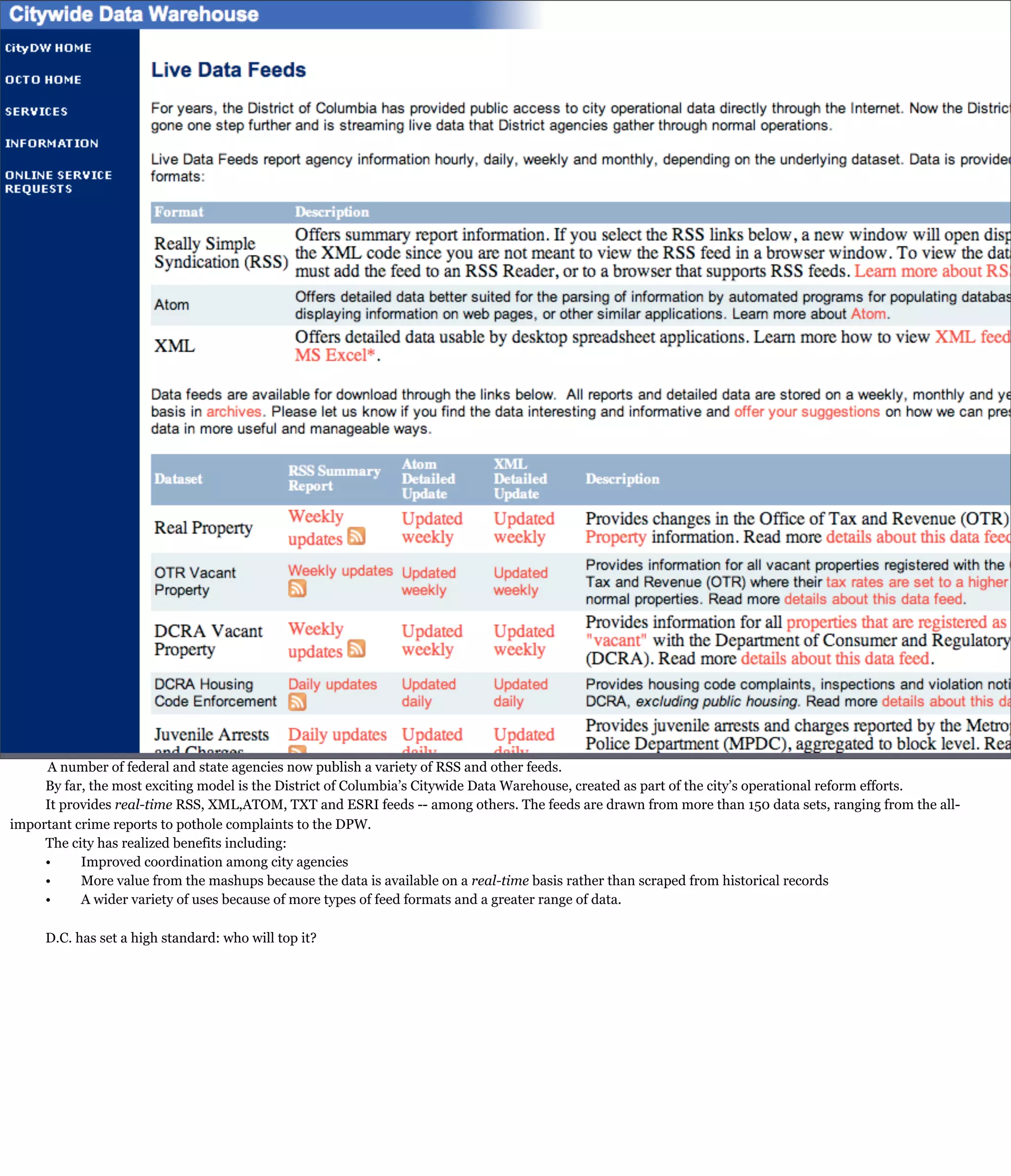 Gov Transformation Through Public Data