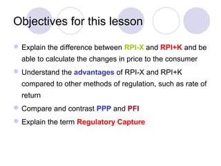 Government regulation of privatised industries | PPT